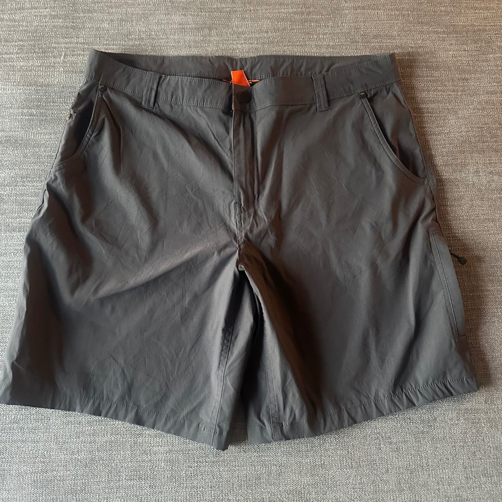 Merrell Hiking Shorts Mens 38 Grey Technical Quick Dry Utility Outdoor